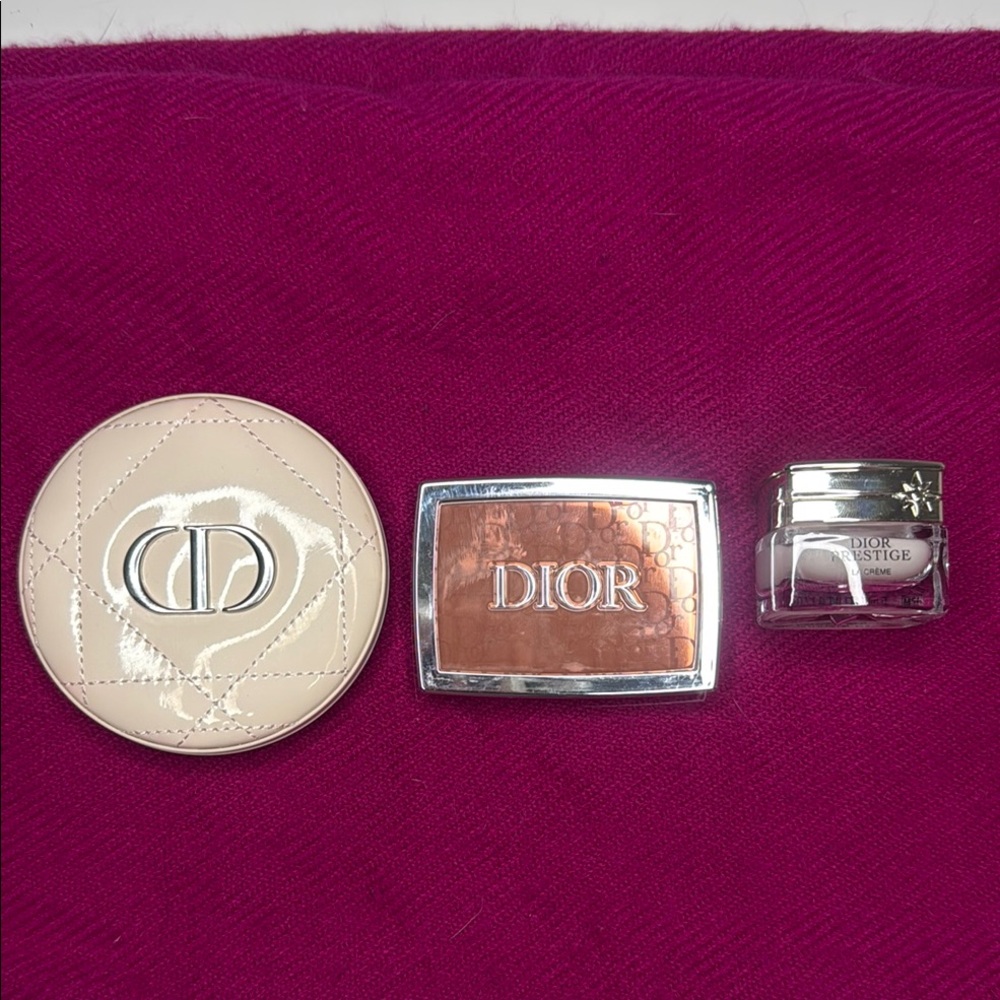 Dior Bronzer & Contour Set - Cream, Silver, Brown